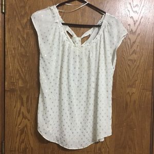 Lauren Conrad pleated shirt